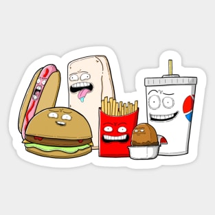 Fast Food Sticker